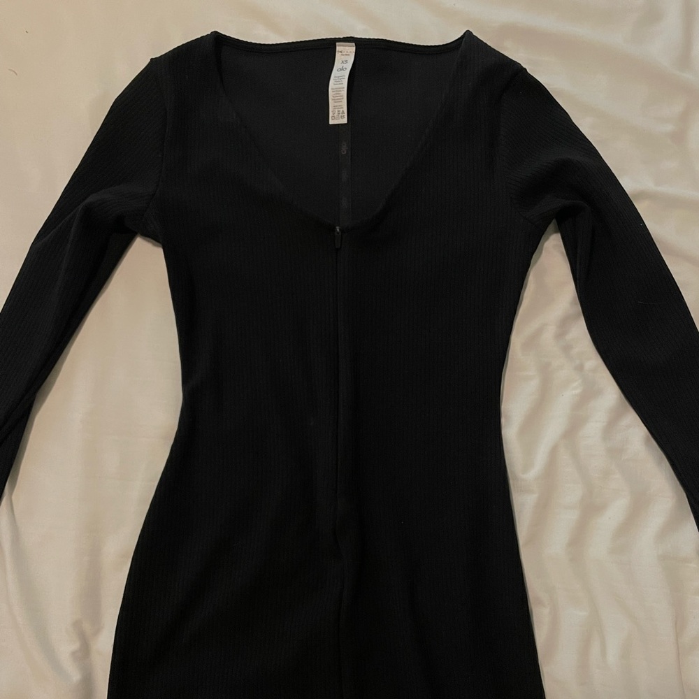 Alo Black Zip Romper